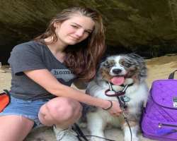 She also has a dog named Quinn in her home. She adopted Quinn when he was just eight weeks old.